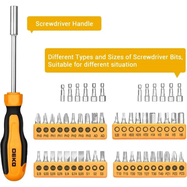 192 Piece Mechanics Tool Set Socket Wrench Set - Image 6