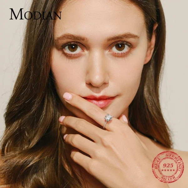 2023 Classic Luxury Real Solid 925 Sterling Silver Ring - Image 2
