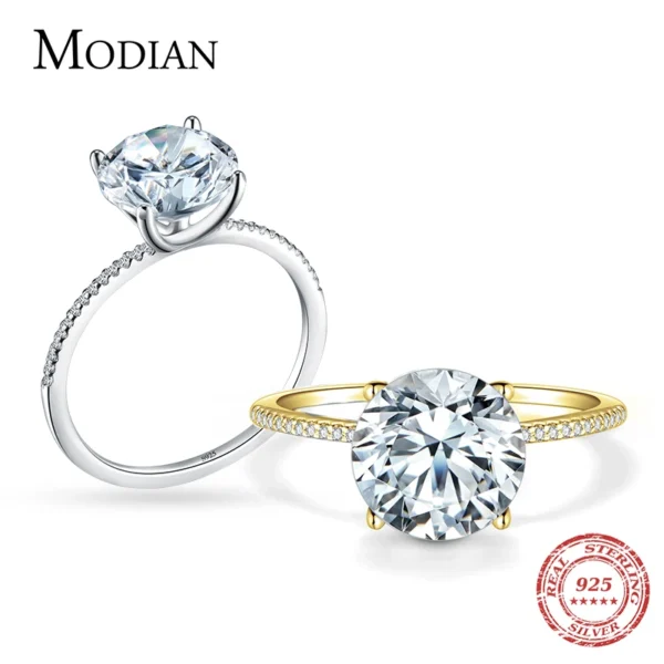 2023 Classic Luxury Real Solid 925 Sterling Silver Ring
