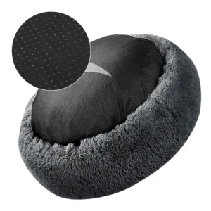 Dog Bed Donut Big Large Round Basket Plush Beds - Image 4