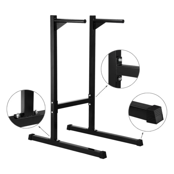 Mllieroo Heavy Duty Dipping station Dip Stand Pull Push Up Bar - Image 5